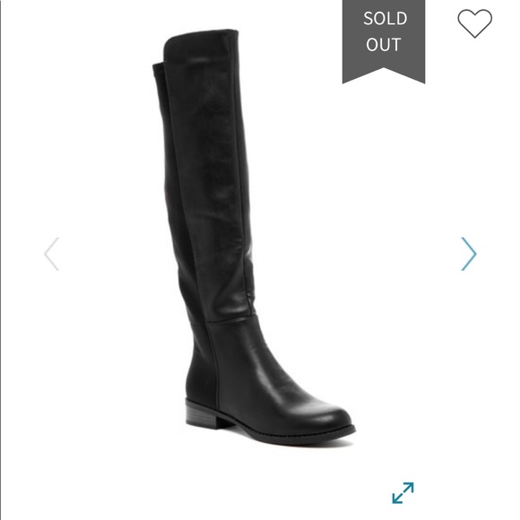 WOMENS BLACK Bucco Arabelle Heeled Boots Size 6.5🖤👢 - Picture 1 of 4